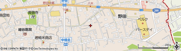 埼玉県入間市野田853周辺の地図