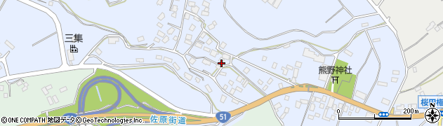 千葉県成田市桜田843周辺の地図