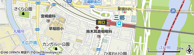 東日本住宅株式会社　三郷営業所周辺の地図