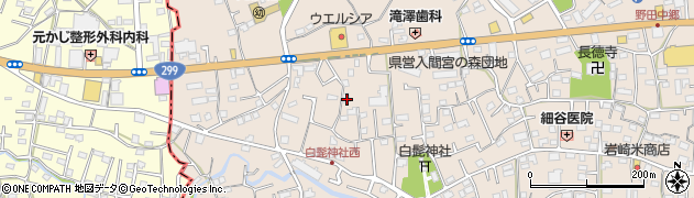 埼玉県入間市野田1516周辺の地図