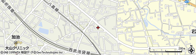 埼玉県飯能市笠縫337周辺の地図