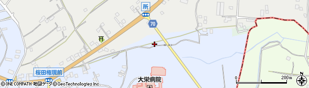 千葉県成田市桜田1070周辺の地図