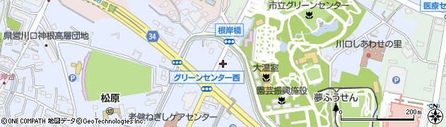 埼玉県川口市安行領根岸2257周辺の地図