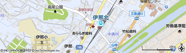 養老乃瀧 伊那北駅前店周辺の地図