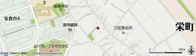 千葉県印旛郡栄町安食1466周辺の地図