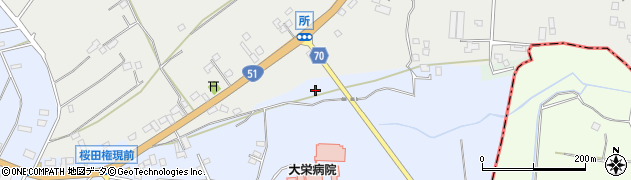 千葉県成田市桜田1072周辺の地図