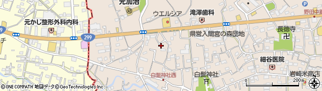 埼玉県入間市野田1518周辺の地図