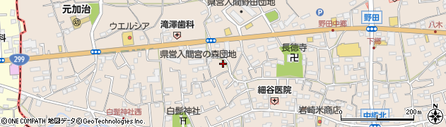 埼玉県入間市野田1461周辺の地図