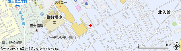 埼玉県狭山市北入曽735-5周辺の地図