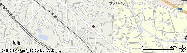 埼玉県飯能市笠縫343周辺の地図
