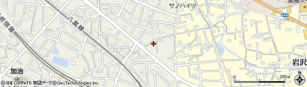 埼玉県飯能市笠縫336周辺の地図