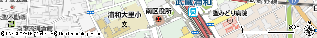 埼玉県さいたま市南区周辺の地図