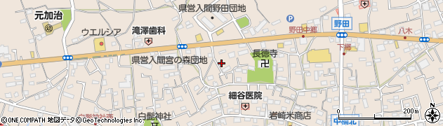 埼玉県入間市野田600周辺の地図