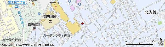 埼玉県狭山市北入曽735周辺の地図
