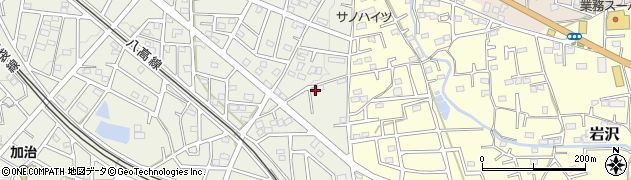 埼玉県飯能市笠縫335周辺の地図