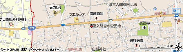 埼玉県入間市野田1488周辺の地図