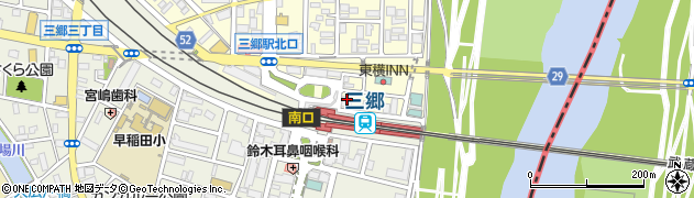 セコム株式会社　三郷営業所周辺の地図