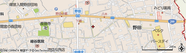 埼玉県入間市野田1240周辺の地図