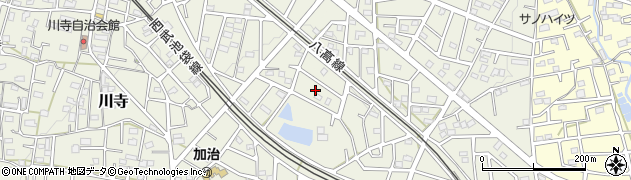 埼玉県飯能市笠縫123周辺の地図