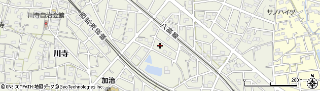 埼玉県飯能市笠縫120周辺の地図