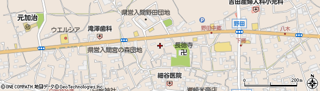 埼玉県入間市野田601周辺の地図