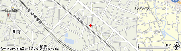 埼玉県飯能市笠縫132周辺の地図