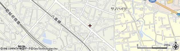埼玉県飯能市笠縫374周辺の地図