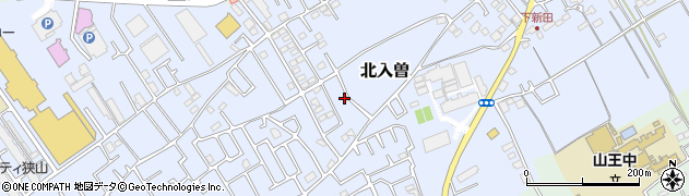 埼玉県狭山市北入曽559周辺の地図