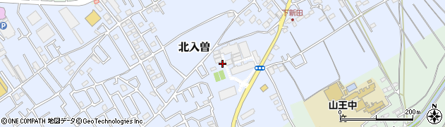 埼玉県狭山市北入曽582周辺の地図