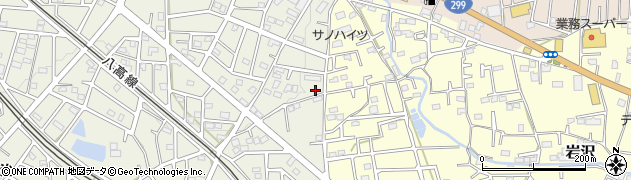 埼玉県飯能市笠縫349周辺の地図