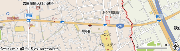 長寿庵 野田店周辺の地図