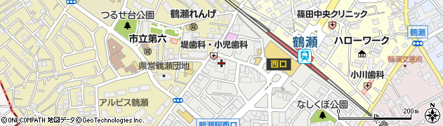 埼玉りそな銀行鶴瀬支店 ＡＴＭ周辺の地図