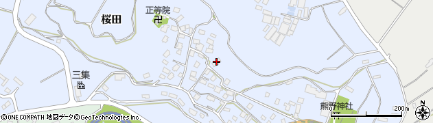 千葉県成田市桜田802周辺の地図