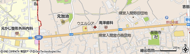 埼玉県入間市野田1958周辺の地図