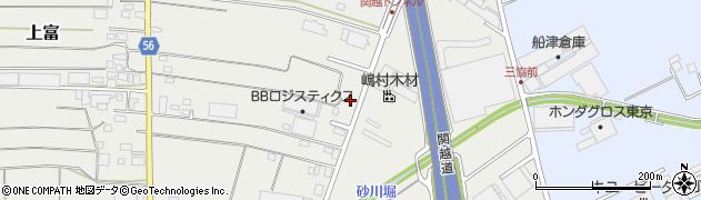 埼玉県入間郡三芳町上富2086周辺の地図