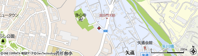 埼玉県飯能市矢颪233周辺の地図