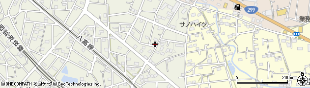 埼玉県飯能市笠縫368周辺の地図