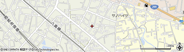 埼玉県飯能市笠縫369周辺の地図
