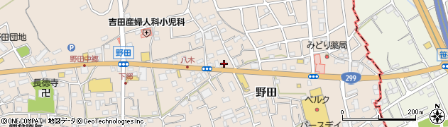 埼玉県入間市野田1215周辺の地図