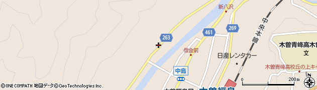 長野県木曽郡木曽町福島中畑6024周辺の地図