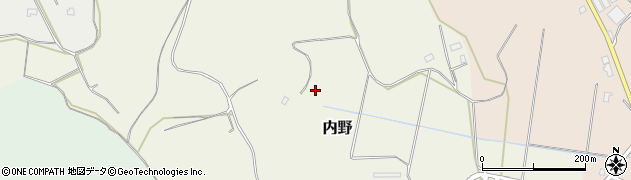 千葉県香取市内野周辺の地図