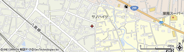 埼玉県飯能市笠縫350周辺の地図