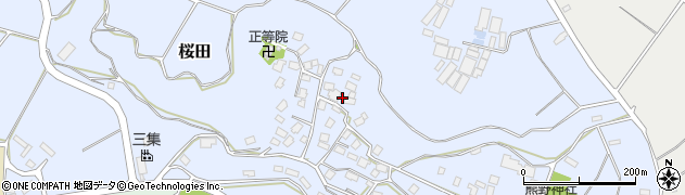 千葉県成田市桜田706周辺の地図