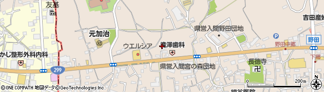 埼玉県入間市野田1959周辺の地図
