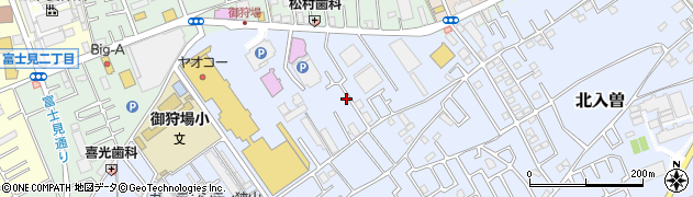 埼玉県狭山市北入曽702-5周辺の地図