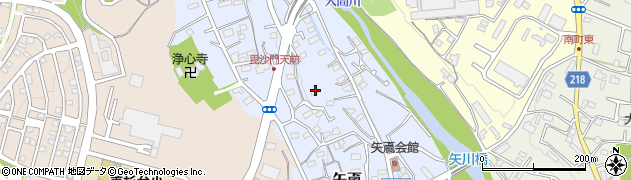 埼玉県飯能市矢颪245周辺の地図