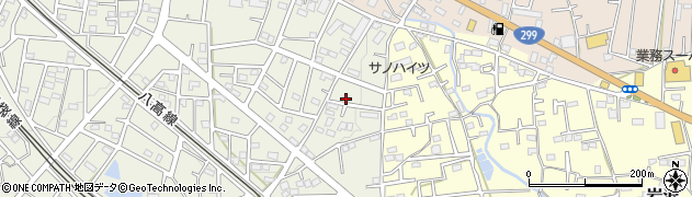 埼玉県飯能市笠縫347周辺の地図
