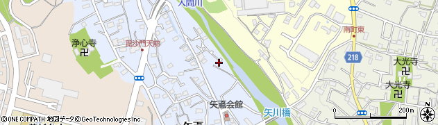 埼玉県飯能市矢颪131周辺の地図