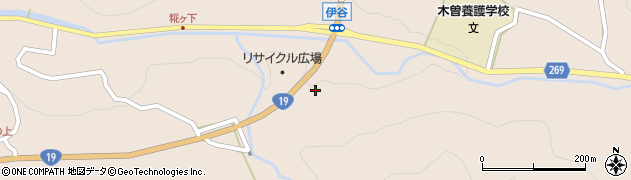 長野県木曽郡木曽町福島伊谷1310周辺の地図