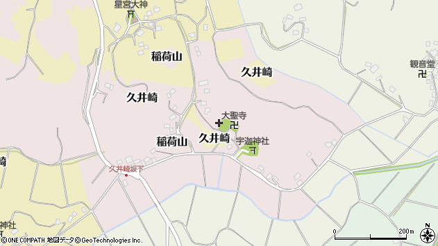 〒287-0233 千葉県成田市稲荷山の地図